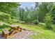 Enjoyable pond-side picnic table setting at 731 Airline Rd, Mcdonough, GA 30252