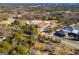 Aerial view showing property location near schools and church at 653 Temple St, Lithia Springs, GA 30122
