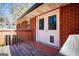Back deck with access to backyard at 653 Temple St, Lithia Springs, GA 30122