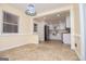 Spacious dining room with view into updated kitchen at 653 Temple St, Lithia Springs, GA 30122