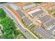 Aerial view of new townhome community at 4121 Fulson Dr, Lilburn, GA 30047