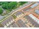 Aerial view of townhomes under construction at 4121 Fulson Dr, Lilburn, GA 30047