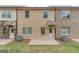 Private patio and grassy area behind the townhome at 4121 Fulson Dr, Lilburn, GA 30047