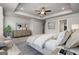 Main bedroom with plush carpet and large windows at 4121 Fulson Dr, Lilburn, GA 30047