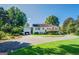 House backyard with deck and landscaping at 260 Lawrenceville St, Mcdonough, GA 30253