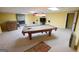 Finished basement game room with pool table and entertainment center at 1885 Jenny Ln, Lithia Springs, GA 30122