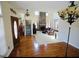 Open entryway with hardwood floors and view of living room at 1885 Jenny Ln, Lithia Springs, GA 30122