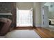 French doors open to deck from living room at 1885 Jenny Ln, Lithia Springs, GA 30122