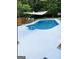 Inviting backyard oasis featuring a large swimming pool at 1885 Jenny Ln, Lithia Springs, GA 30122