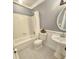 Clean bathroom with pedestal sink and tub shower at 738 Brentwood Pl, Marietta, GA 30067