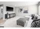 Finished basement with entertainment area, offering extra living and recreational space at 2070 Fortuna St, Lawrenceville, GA 30046
