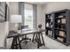 Dedicated home office space, perfect for remote work or study, featuring ample storage at 2070 Fortuna St, Lawrenceville, GA 30046