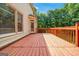 Spacious deck with wood flooring, overlooking a wooded area at 308 Bell Isle, Mcdonough, GA 30252