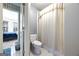 Simple bathroom with a toilet and shower/tub combo at 295 Camden Creek Ct, Lawrenceville, GA 30043