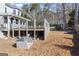 Elevated deck with storage underneath, backing onto wooded area at 295 Camden Creek Ct, Lawrenceville, GA 30043