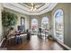Home office with hardwood floors and abundant natural light at 295 Camden Creek Ct, Lawrenceville, GA 30043