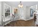 Charming kitchen nook with built-in seating and access to the backyard at 295 Camden Creek Ct, Lawrenceville, GA 30043