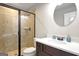 Bathroom with shower, vanity, and toilet at 10 Plum Blossom Ln, Hampton, GA 30228