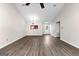 Spacious living room featuring an open layout, modern floors, and neutral paint at 180 Lagrange Ct, Fayetteville, GA 30214