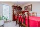 Dining room with wooden table and matching chairs at 1391 Lakeview Pkwy, Villa Rica, GA 30180