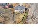 Aerial view showcasing house and backyard at 106 Old Gettysburg Way, Dallas, GA 30157