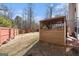 Backyard shed and spacious yard with storage at 106 Old Gettysburg Way, Dallas, GA 30157