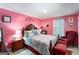 Spacious bedroom with a double bed and an ensuite bathroom at 106 Old Gettysburg Way, Dallas, GA 30157
