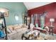 Living room with sofa and chaise lounge at 106 Old Gettysburg Way, Dallas, GA 30157