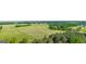 Aerial view showing the expansive property, highlighted by rolling pastures and mature tree groupings at 3170 Double Bridges Rd, Rutledge, GA 30663