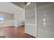 Spacious bedroom with hardwood floors and built in shelving at 3170 Double Bridges Rd, Rutledge, GA 30663