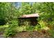 Small wooden cabana in a wooded area at 3170 Double Bridges Rd, Rutledge, GA 30663