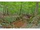 Serene wooded property featuring a gently flowing creek at 3170 Double Bridges Rd, Rutledge, GA 30663