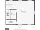 Lower level floor plan with a large game room and bathroom at 200 Jamestowne Pass, Peachtree City, GA 30269
