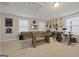 Game room with foosball table and a drum set at 200 Jamestowne Pass, Peachtree City, GA 30269