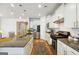 Modern kitchen with stainless steel appliances and granite countertops at 361 Elkins Pl, Peachtree City, GA 30269