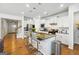 Modern kitchen featuring stainless steel appliances and granite countertops at 361 Elkins Pl, Peachtree City, GA 30269