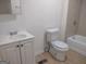 Clean bathroom with tiled shower and tub at 41 W Main St, Hampton, GA 30228