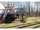 Exterior view of deck and backyard at 125 Oak Leaf Dr, Stockbridge, GA 30281
