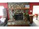 Living room showcasing a fireplace with stone facade at 125 Oak Leaf Dr, Stockbridge, GA 30281