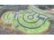 Aerial view of a neighborhood featuring new homes and green spaces at 313 Sound Cir # 140, Stockbridge, GA 30281