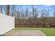 Private backyard featuring a patio and fencing, providing a serene outdoor space at 313 Sound Cir # 140, Stockbridge, GA 30281