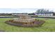 Decorative stone fountain at the entrance of the Echo Glen townhome community at 313 Sound Cir # 140, Stockbridge, GA 30281