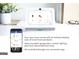 Smart home technology displayed with video doorbell, garage control, lighting, door lock, thermostat, and voice control at 313 Sound Cir # 140, Stockbridge, GA 30281