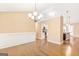 Hardwood floors and wainscoting at 422 Northstar Dr, Villa Rica, GA 30180