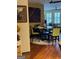 Bright dining area with hardwood floors and seating at 898 Sw Oak Sw St # 3402, Atlanta, GA 30310