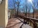 Deck with access to backyard and wooded views at 45 Gardenia Ct, Oxford, GA 30054