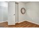 Spacious basement bedroom with closet and wood-look floors at 55 Rainey Ridge Dr, Oxford, GA 30054