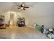 Bonus room with built-in shelving and tile floor at 55 Rainey Ridge Dr, Oxford, GA 30054