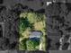 House and yard highlighted in an aerial view at 151 Andover Dr, Jonesboro, GA 30238