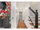Bright entryway with hardwood floors and staircase at 2671 Eastmont Trl, Snellville, GA 30039